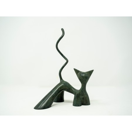 Cha'rigole cat sculpture by...