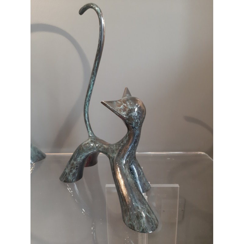 Le stoÏque 6/8 Vert anque brossé brillant par Lolek Sculptures et V...