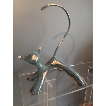 Grand chat EA I/IV Vert antique clair brossé door Lolek