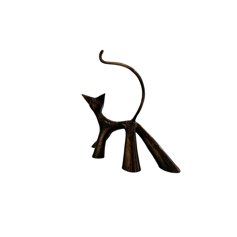 Grand Cha-cha-chat 8/8 Noir brossé brillant door Lolek