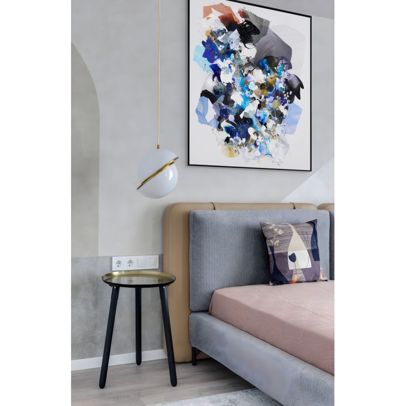 Peinture abstraite en acrylique sur toile, réalisée par l'artiste peintre Damien Demaiter.