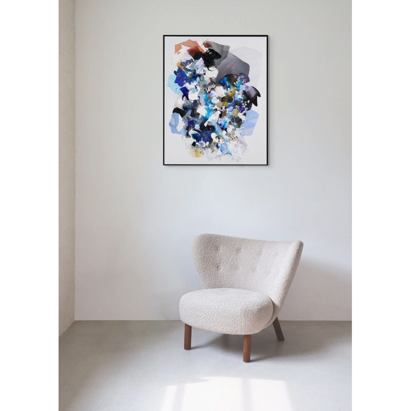 Peinture abstraite en acrylique sur toile, réalisée par l'artiste peintre Damien Demaiter.