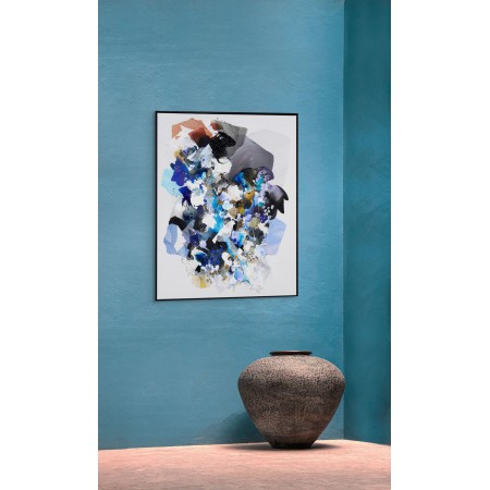 Peinture abstraite en acrylique sur toile, réalisée par l'artiste peintre Damien Demaiter.