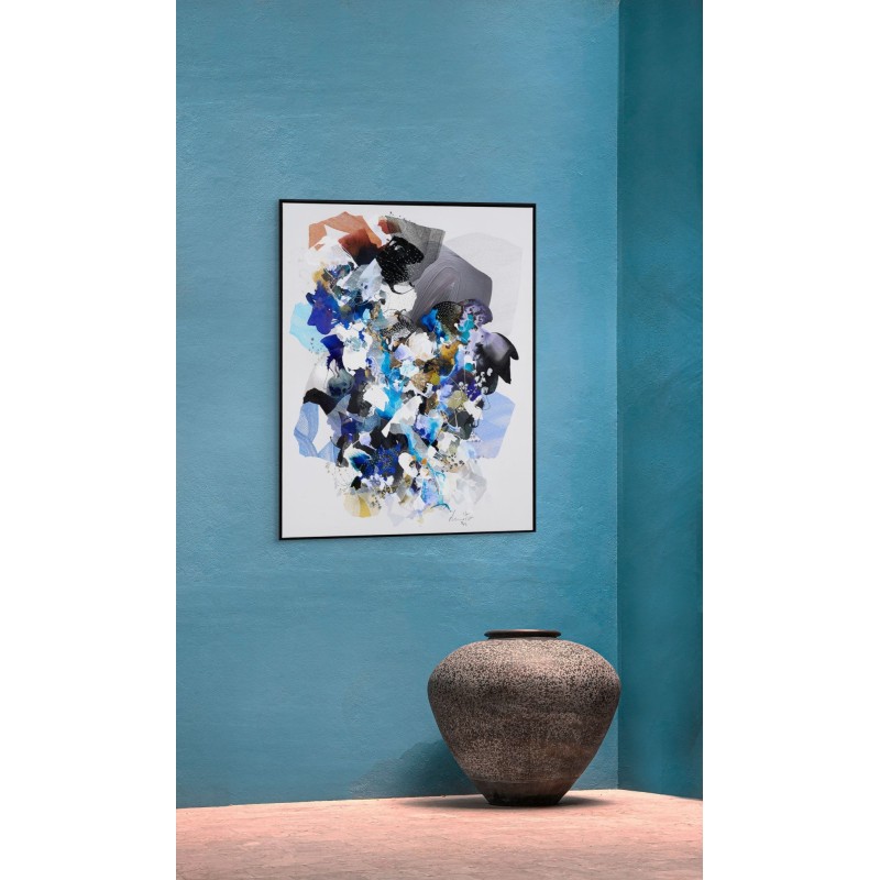 Peinture abstraite en acrylique sur toile, réalisée par l'artiste peintre Damien Demaiter.