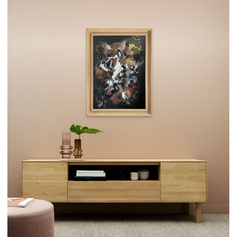 Peinture abstraite en acrylique sur toile, réalisée par l'artiste peintre Damien Demaiter.