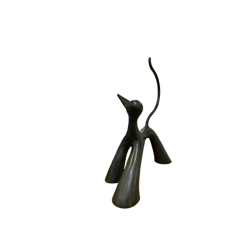 Grand Cha'minou sculpture par Lolek Sculptures et Volumes