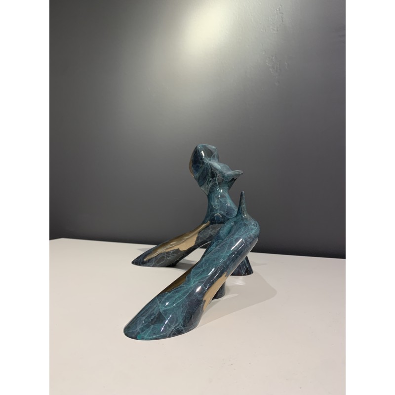 Petit Sherlock sculpture par Lolek Sculptures et Volumes