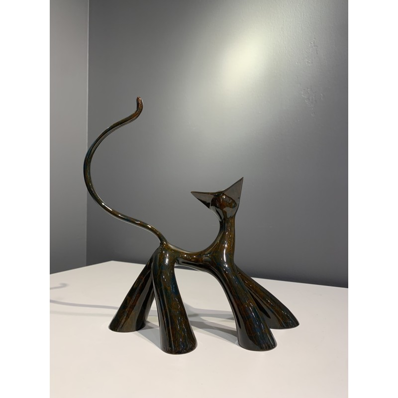 Petit Cha'minou sculpture par Lolek Sculptures et Volumes
