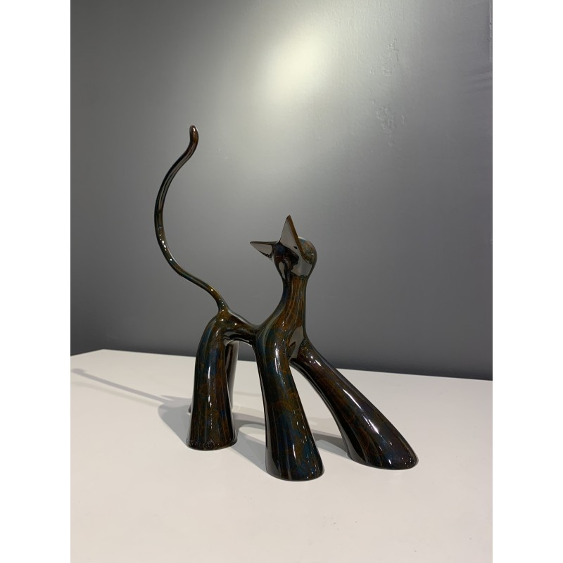 Petit Cha'minou sculpture par Lolek Sculptures et Volumes