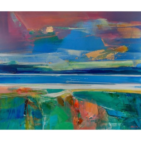 Petits formats de paysages abstraits par Magdalena Morey
