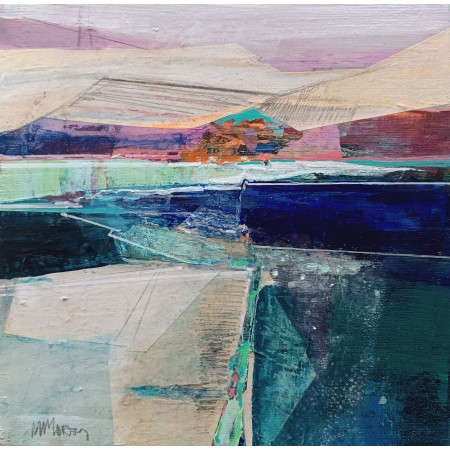 Petits formats de paysages abstraits par Magdalena Morey