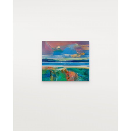 Petits formats de paysages abstraits par l'artiste Magdalena Morey