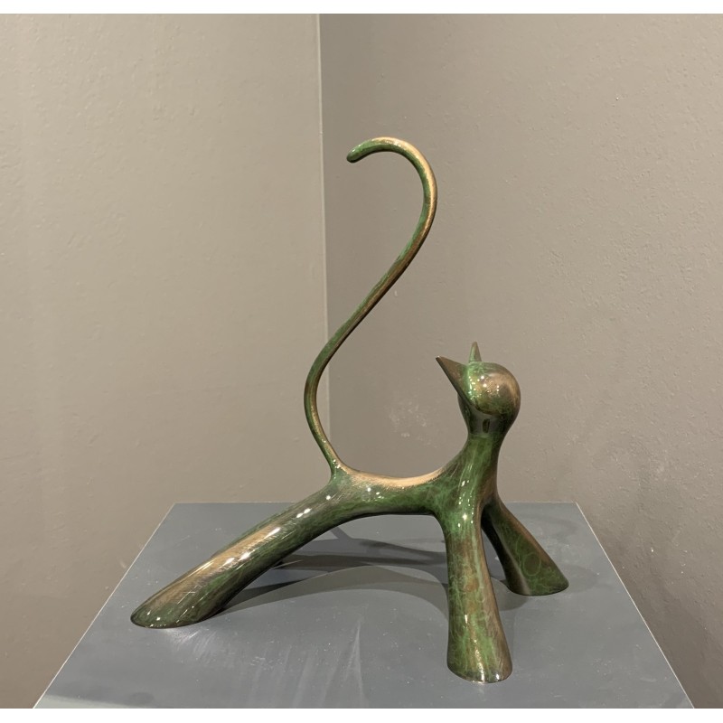 Petit Chat d'arrêt 5/8 Skulptur von Lolek