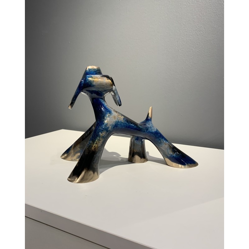 Petit Zorro 5/8 sculpture par Lolek Sculptures et Volumes