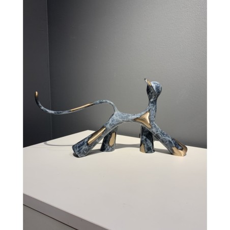 Petit cha'défile 3/8 Skulptur von Lolek