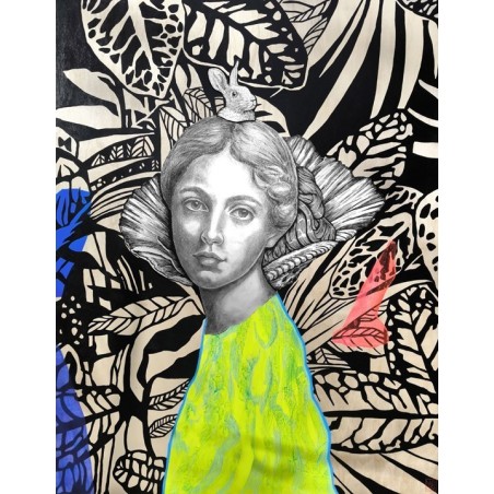 Alice And The White Rabbit by Elia Pagliarino