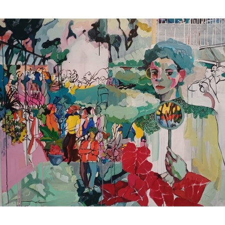 Mémoire Fragmentée door Golnaz Afraz