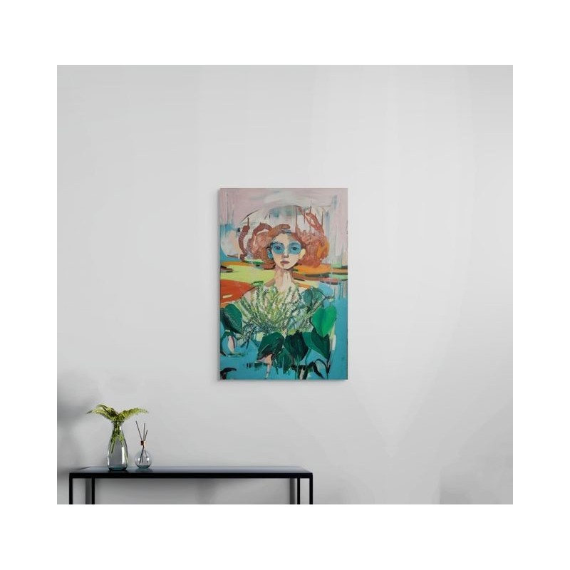 Portrait parfait pour une décoration intérieure par l'artiste Golnaz Afraz