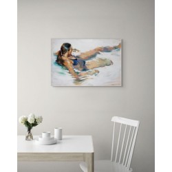 Waves and foam von Monica Castanys