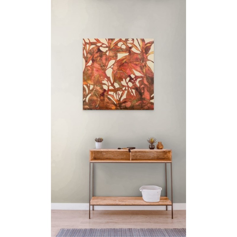 Feuillage aux tons terreux, ambiance sereine et minimaliste, création de Pascal Honoré.