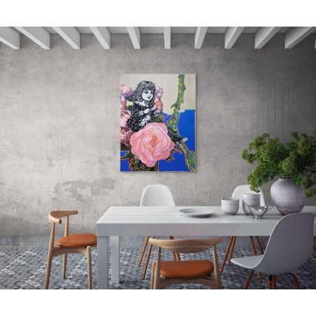 Alice In The Peonies by Elia Pagliarino