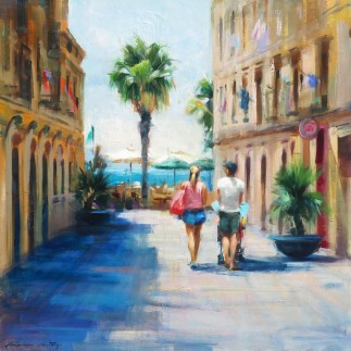 Barceloneta door Monica Castanys