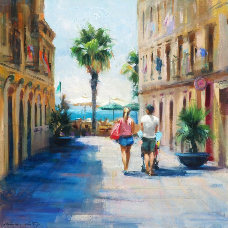 Barceloneta door Monica Castanys