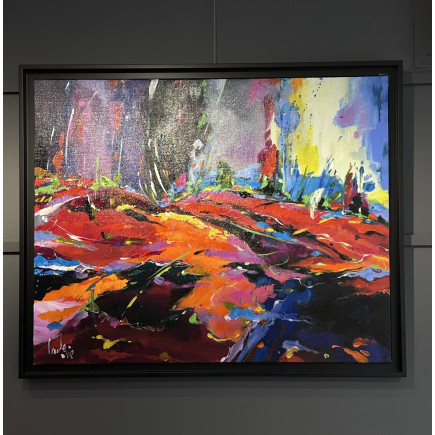 Le bouquet de fleurs par Bernard Cadène Originaux