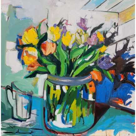 Flower pot von Golnaz Afraz