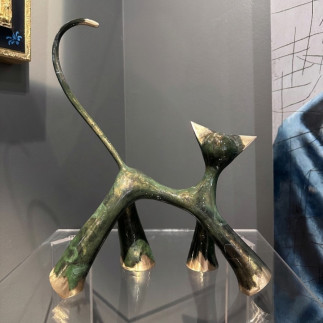 Petit Romantique 3/8 sculpture by Lolek | Le Cube Vernet